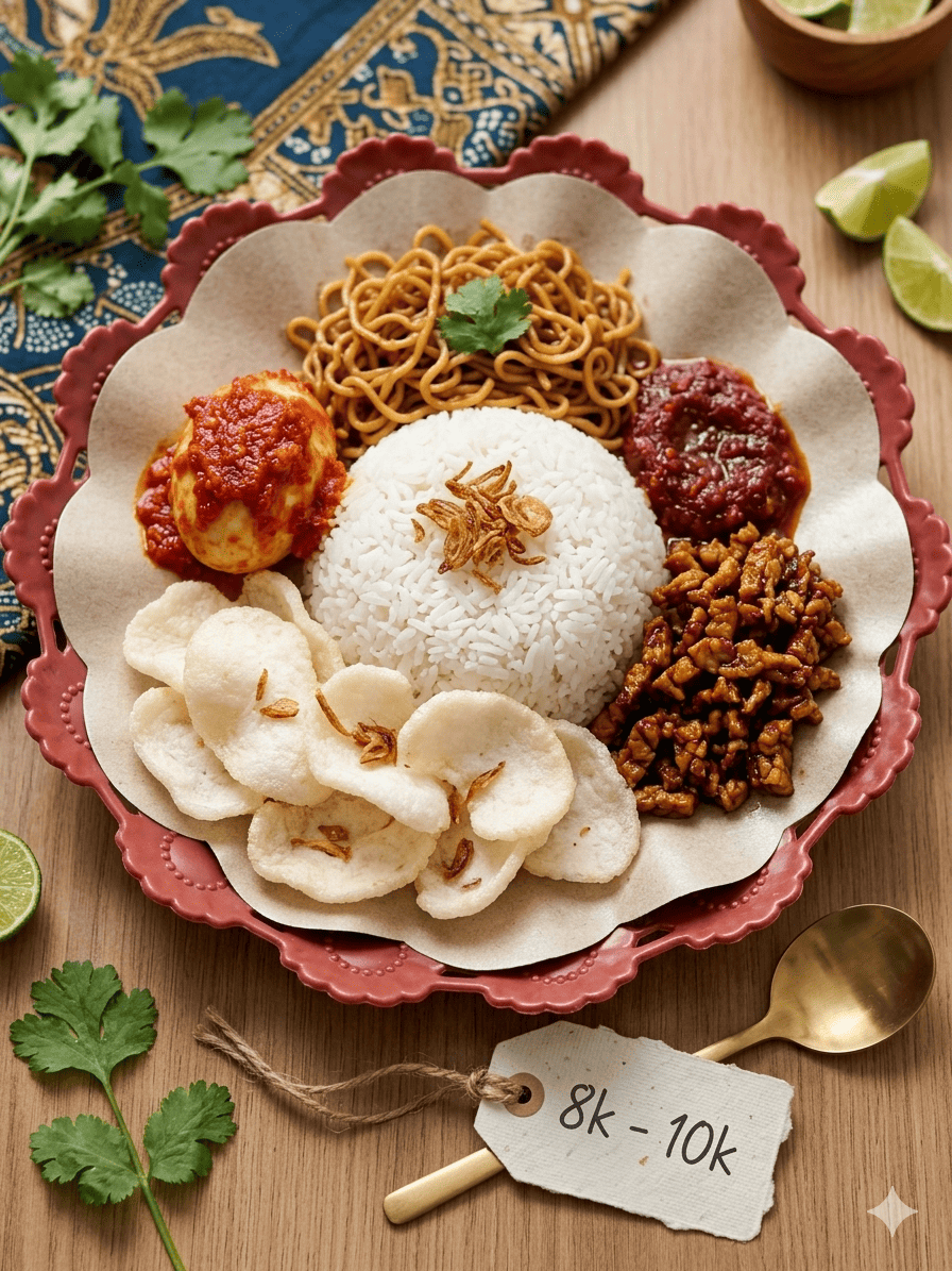 Nasi Uduk + Telur Balado