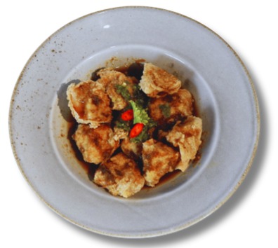 Tahu Siram Sambal Cuko