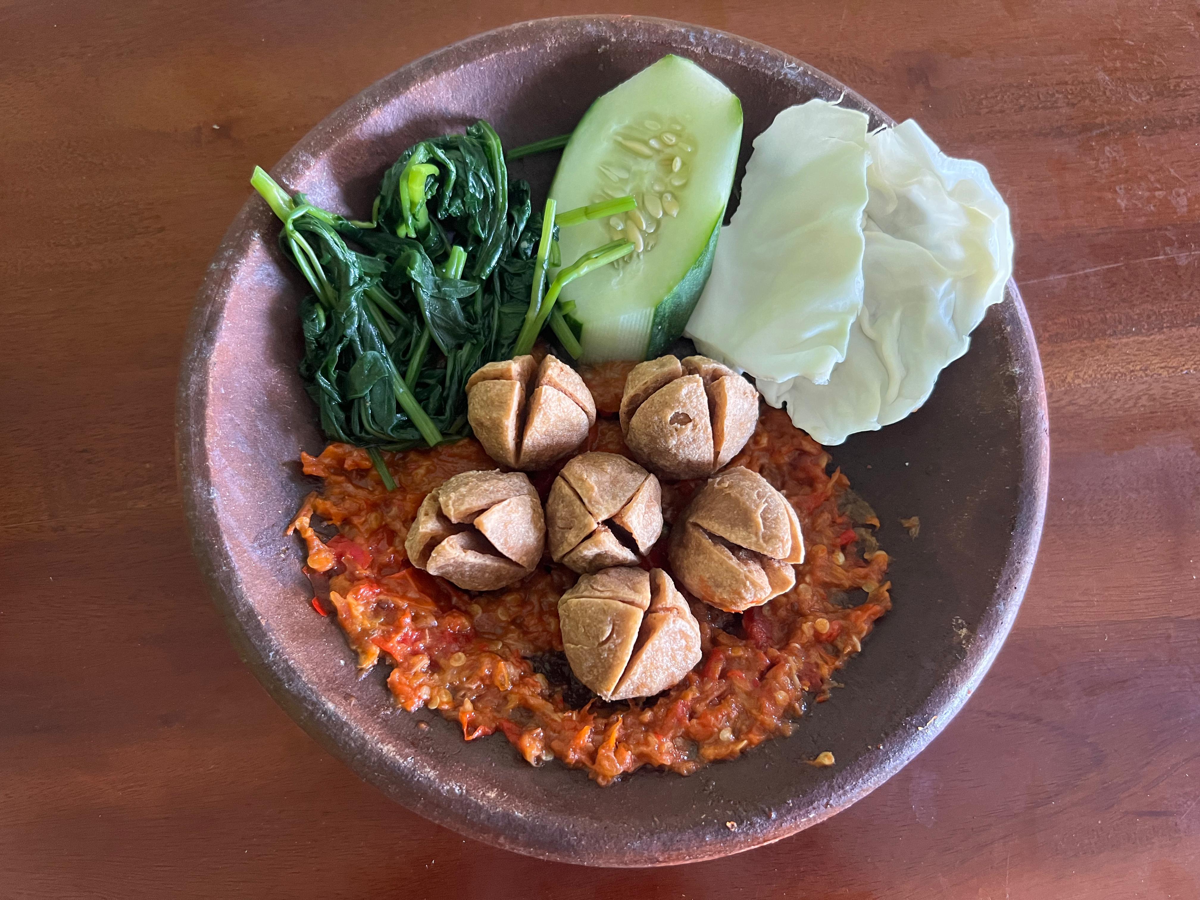 Nasi Baso Goreng