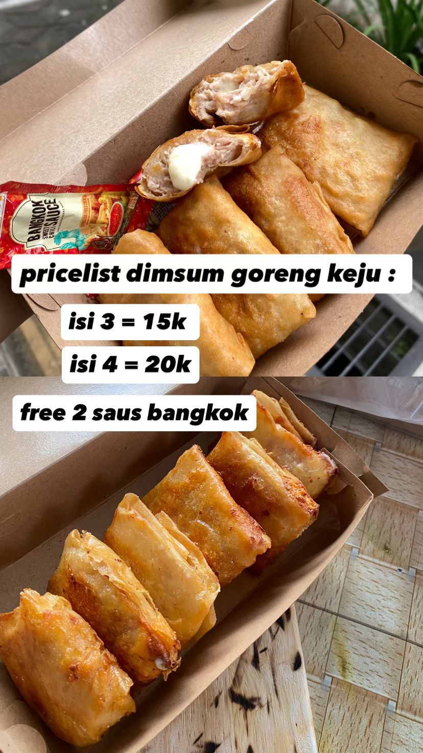 Dimsum Goreng keju Isi 3