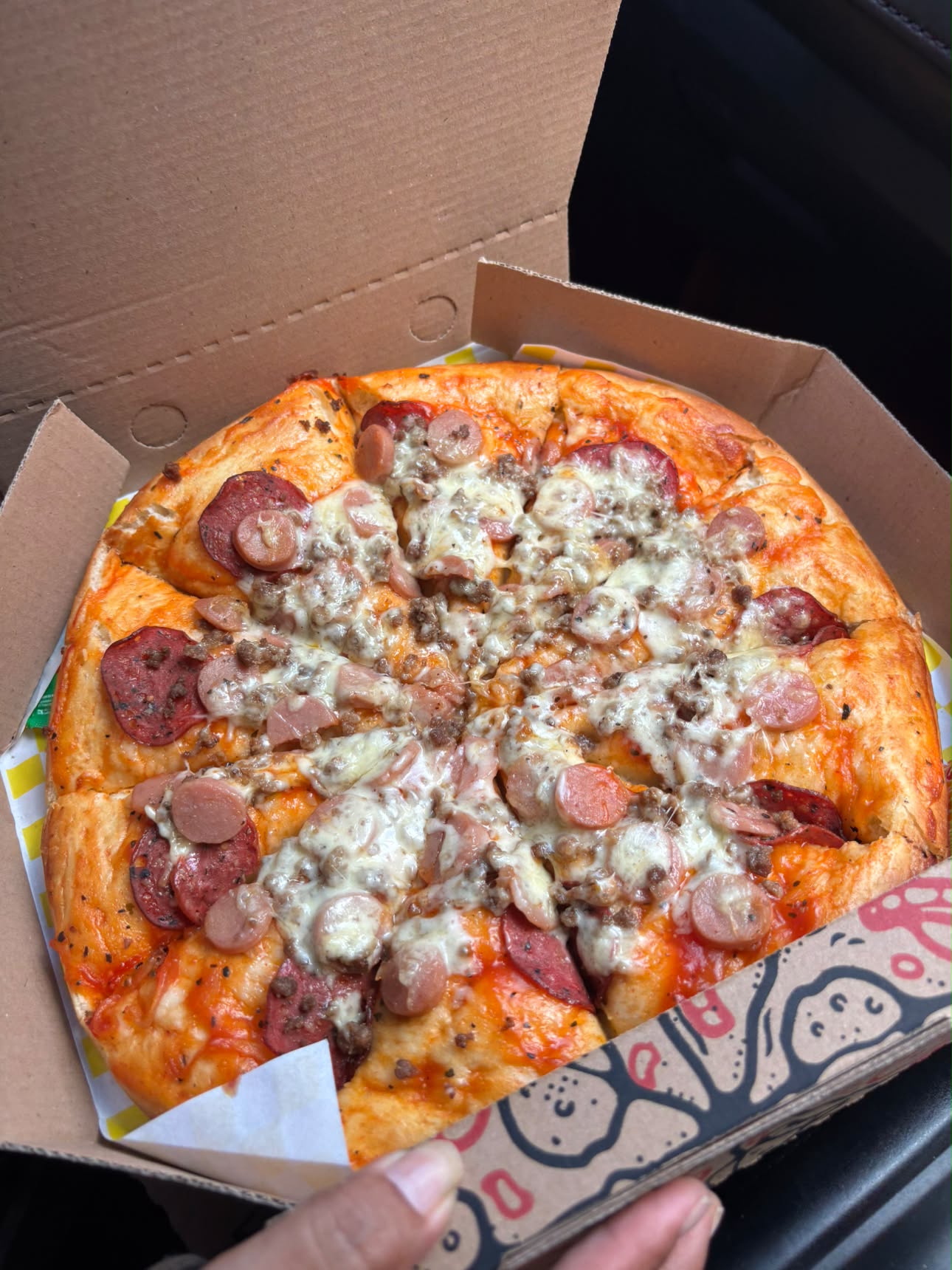 Pizza Sosis Papperoni Ukuran 30CM