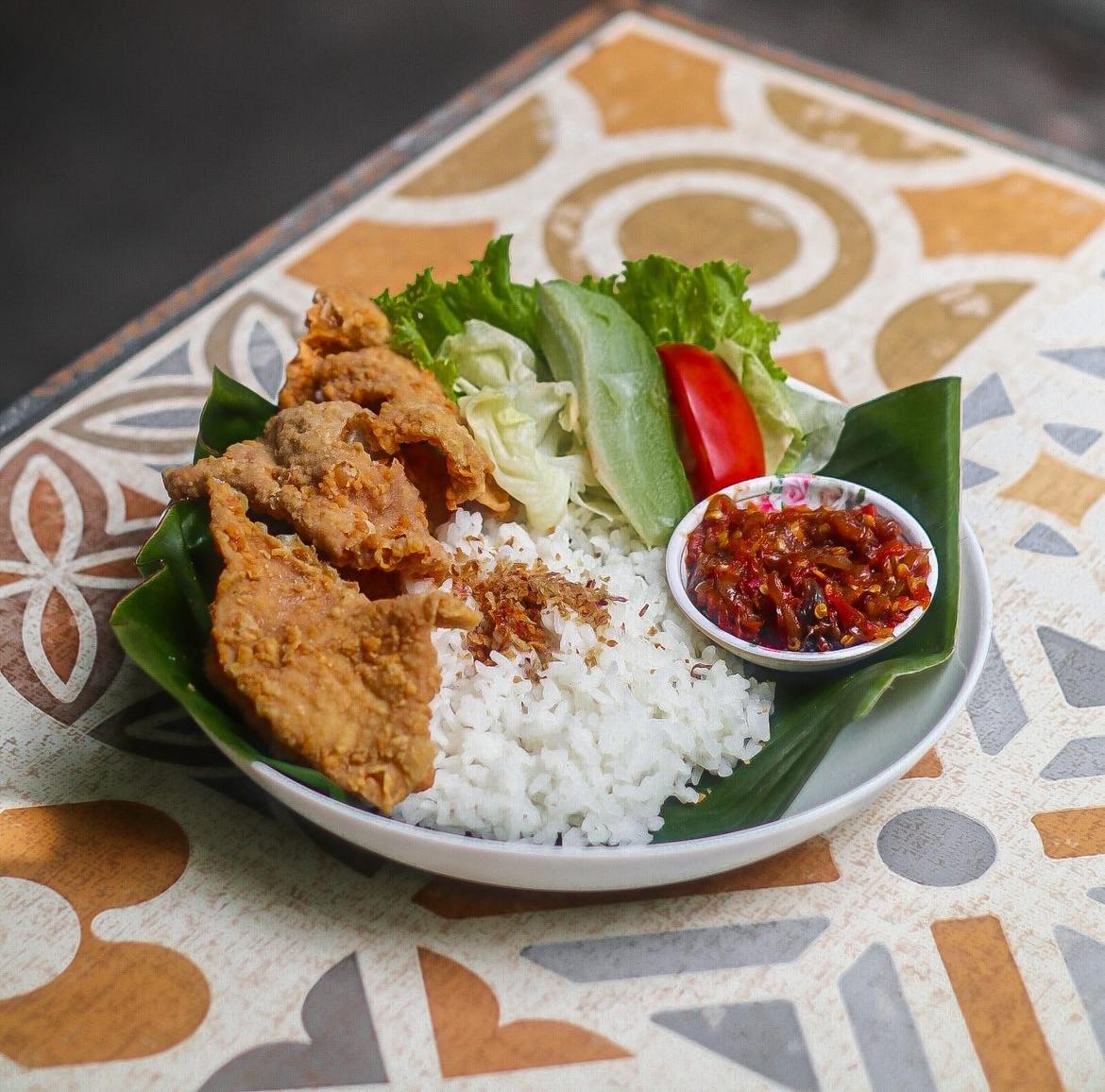 Nasi Kulit Krispi