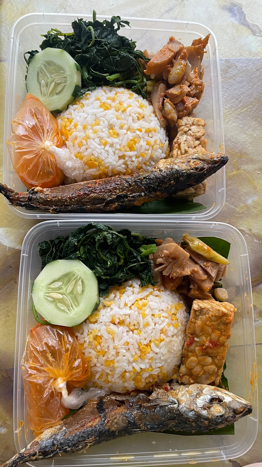 Sego Pedesan Ikan Pindang Salem