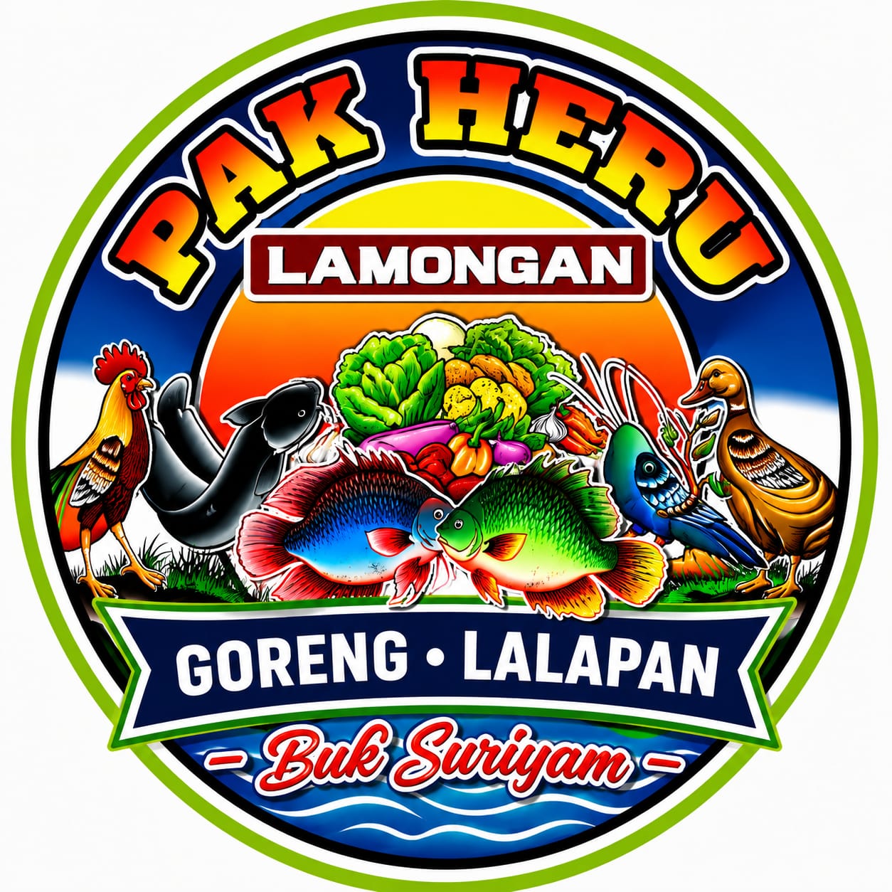Bebek Goreng Pak Heru/Buk Suriyam